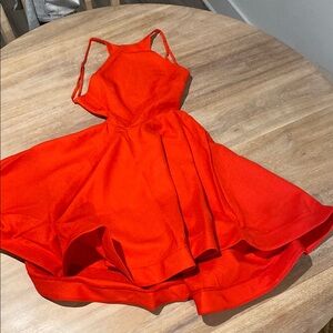 Leslie Women's Mini Dress - Vibrant Red